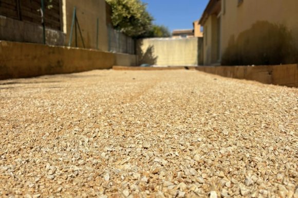 Création et Réhabilitation d'un ancien Terrain de pétanque sur Pertuis