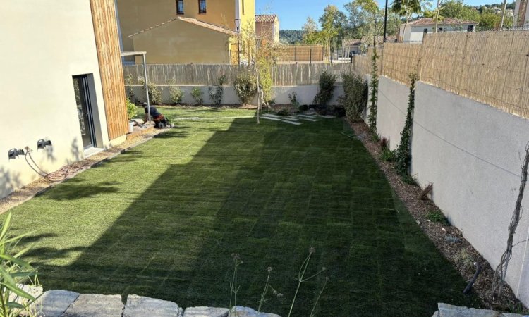 Création complète de jardin à Pertuis