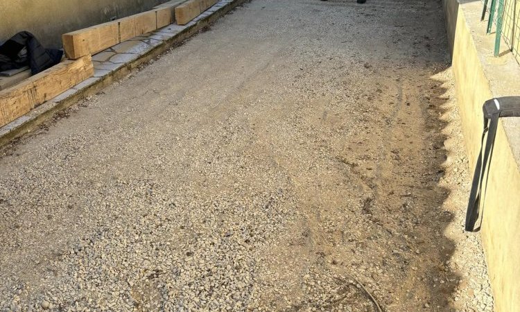 Création et Réhabilitation d'un ancien Terrain de pétanque vers Aix-en-Provence