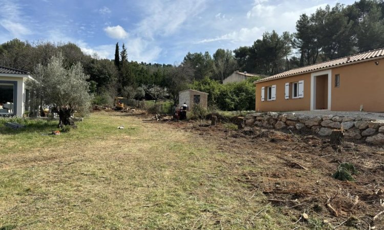 ABATTAGE D'UNE HAIE TROP VOLUMINEUSE SUR VERS AIX-EN-PROVENCEET ALENTOURS